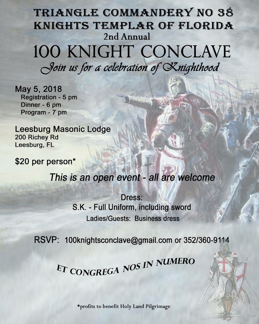 Leesburg 100 Knight Conclave 2018-05-05